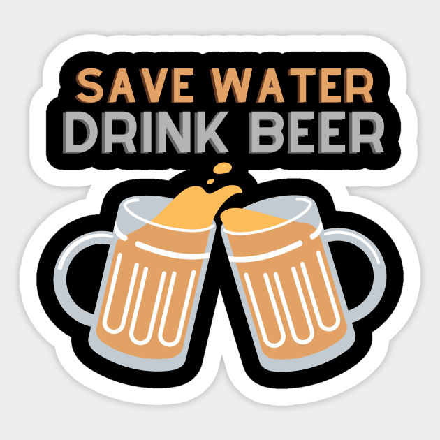save water drink beer